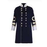 18th Century Men’s Embroidered Retro Jacket - Long Slim Collar Cosplay Coat | Halloweez Medieval Series - Halloweez